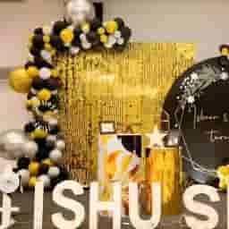 Birthday Stage Balloon Decoration