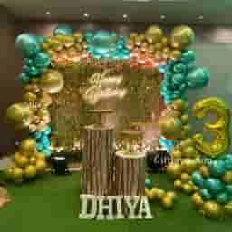 Theme 1st Birthday Stage Decoration