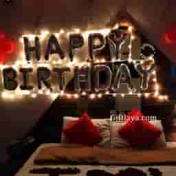 Romantic Birthday Room Decoration