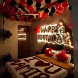Romantic Birthday Room Decoration