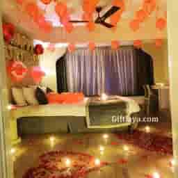 Rose and Candle Decor