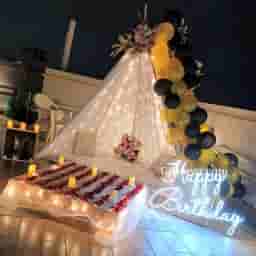 Birthday Terrace Canopy Decoration