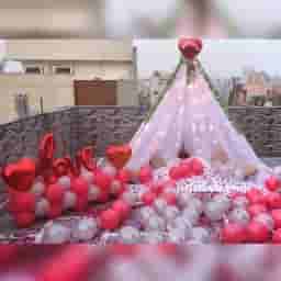 Romantic Cabana Balloon Decoration