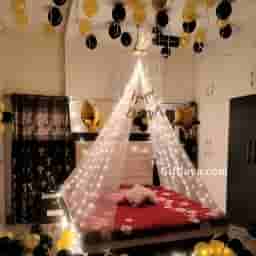 Simple Birthday Canopy Decoration