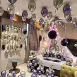 Chrome Cabana Birthday Decoration