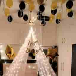 Simple Birthday Canopy Decoration