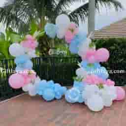 Pastel Balloons Oh Baby