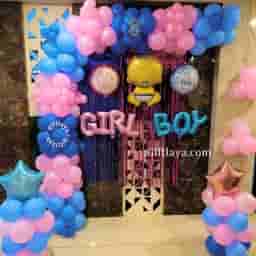 Simple Godh Bharai Decoration