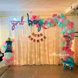 Shinning Baby Shower Backdrop