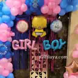 Simple Godh Bharai Decoration