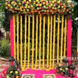 Elegant Haldi Decoration