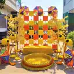 Desi Haldi Decoration