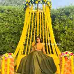 Bride Haldi Decoration