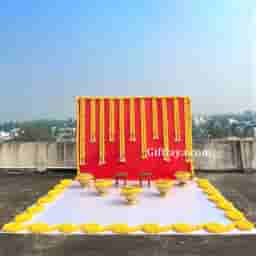 South Indian Haldi Decoration