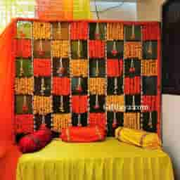 Terrace Haldi Decoration