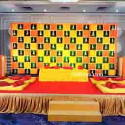 South Indian Haldi Setup