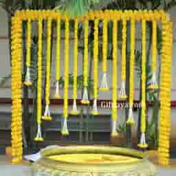 Flower Haldi Decoration