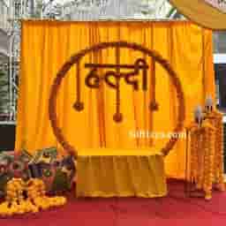 Wedding Haldi Decoration