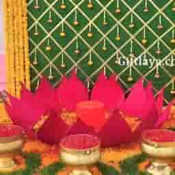 Traditional Banana Leaf Decoration