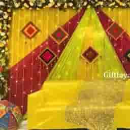 Haldi Backdrop