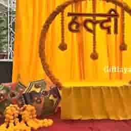 Wedding Haldi Decoration