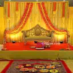 Haldi Decoration Stage