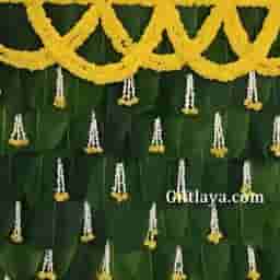 Banana Leaf Haldi Decoration