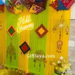 Easy Haldi Decoration at Home