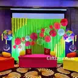Mehendi Backdrop Decoration