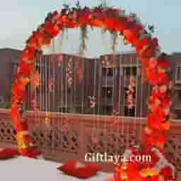 Flower Decoration for Mehendi