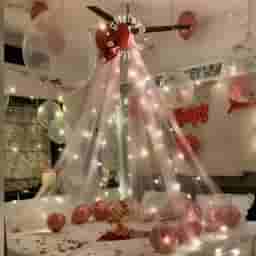 Flower and Candle Decoration