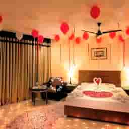 Simple 1st Night Wedding Decoration