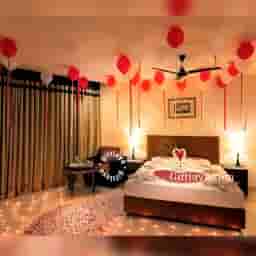 Simple 1st Night Wedding Decoration