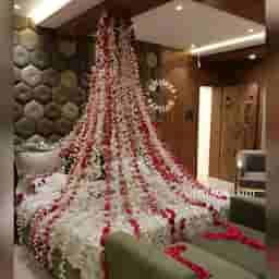 First Night Bed Flower Decoration