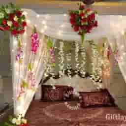 Marriage Room Flower Decoration