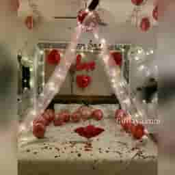 Flower and Candle Decoration