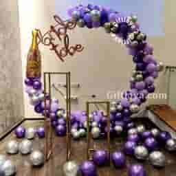 Purple Bachelorette Decor
