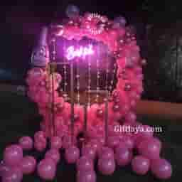 Pink Bachelorette Decoration