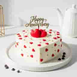 Sugar Free Heart Shaped Cake
