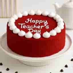 Red Velvet Teacher's Day Cake