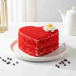 Heart Shape Red Velvet Cake