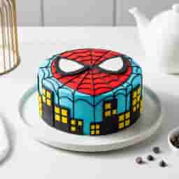 Spiderman Theme Cake