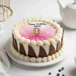 Princess Theme Cream Cake