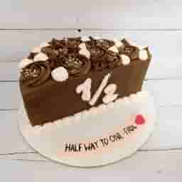 Half Birthday Chocolate Cake