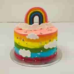 Rainbow Theme Cake