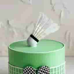 Badminton Theme Cake
