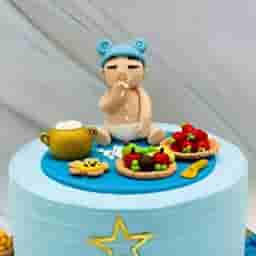 Annaprashan Ceremony Boy Theme Cake