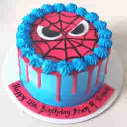 Classic Spiderman 1st Birthday Cake
