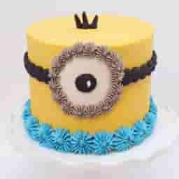 One Eye Minion Theme Cake