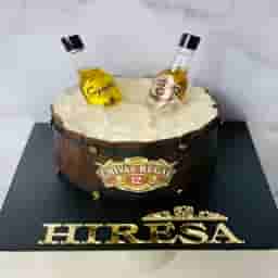 Whiskey Theme Cake
